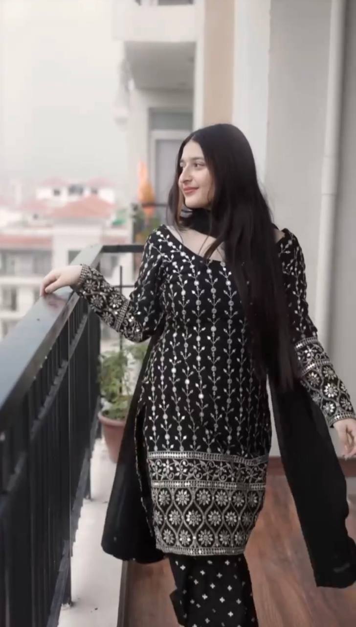 Black Premium Designer Suit Set