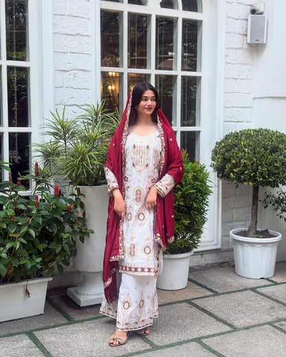 White Premium Designer Suit